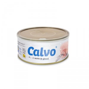 ATUN CALVO ACEITE GIRASOL RO-750 600 GR. P.E.