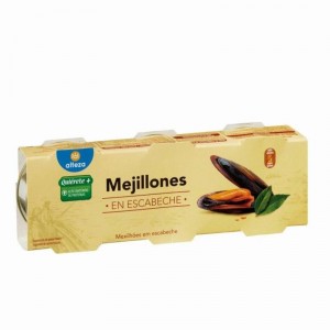 MEJILLON ALTEZA ESCABECHE 16/20 RO-120 P-3 X 43 GR. P.E.