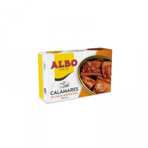 CALAMARES ALBO TROZOS EN SALSA AMERICANA OL-120 72 GRS P.E.