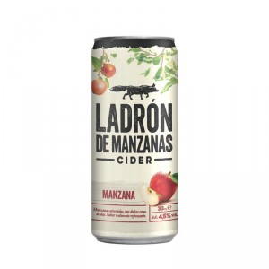 CIDER LADRON DE MANZANAS MANZANA LATA 33 CL.