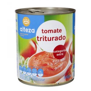 TOMATE ALTEZA TRITURADO NATURAL 800 GR.