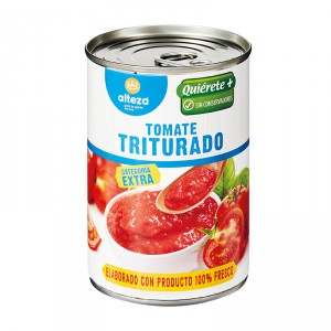 TOMATE ALTEZA TRITURADO NATURAL 400 GR.