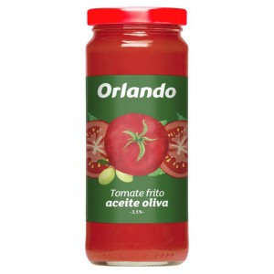 TOMATE ORLANDO FRITO ACEITE DE OLIVA 340 GRS.