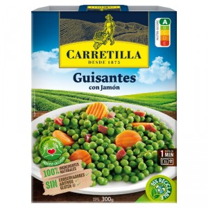 GUISANTES CON JAMON CARRETILLA 300 GR.