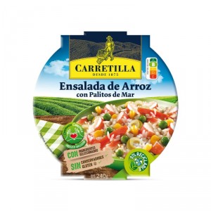 ENSALADA CARRETILLA DE ARROZ/PALITOS DE MAR 240 GR.