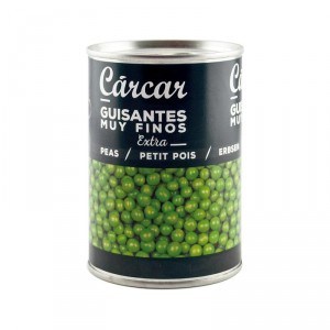 GUISANTE CARCAR MUY FINO LATA 390 GRS, 250 GRS P.E.