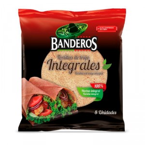 TORTILLA BANDEROS INTEGRAL 8 UNDS 320 GR.