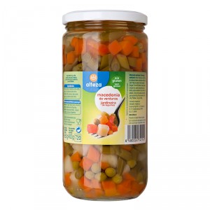 MACEDONIA DE VERDURAS ALTEZA FRC 660 GR., 400 GR. P.E.