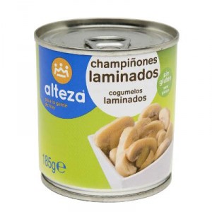 CHAMPIÑON ALTEZA LAMINADO FA 185 GR., 105 GR. P.E.