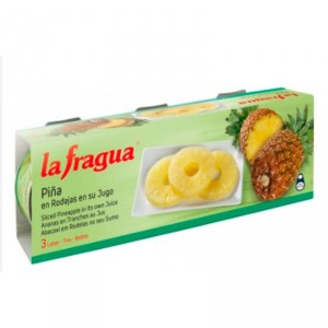 PIÑA LA FRAGUA EN SU JUGO PACK 3, 681 GR 420 GR P.E.