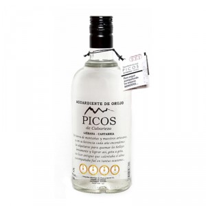 ORUJO PICOS CABARIEZO BLANCO 70 CL.