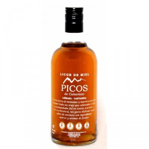 ORUJO PICOS CABARIEZO MIEL 70 CL.