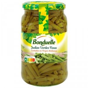 JUDIA VERDE BONDUELLE FINA TROCEADA 660 GR., 345 GR. P.E.