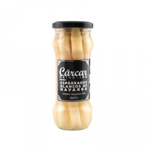 ESPARRAGO CARCAR D.O.NAVARRA FRASCO 4/6 FRUROS 340GR.205G.PE