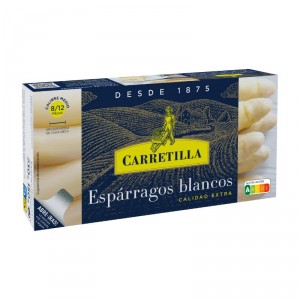 ESPARRAGO CARRETILLA FIESTA 8/12 230 GR., 150 GR. P.E.