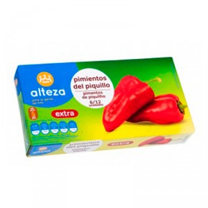 PIMIENTO PIQUILLO ALTEZA ENTERO FIESTA 212 GR., 150 GR.P.E.