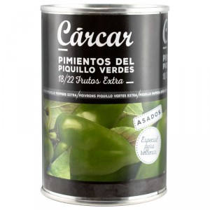 PIMIENTO CARCAR PIQUILLO VERDE 18/22 EXTRA 390 GR. 300 GR.PE