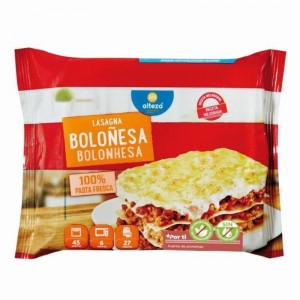 LASAÑA ALTEZA BOLOÑESA CON BECHAMEL 300 GRS