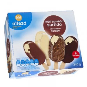 HELADO ALTEZA MINI BOMBON SURTIDO 8X60ML