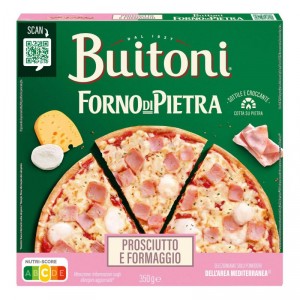 PIZZA BUITONI FORNO PIETRA JAMON Y QUESO 350 GRS