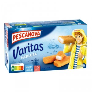 VARITAS DE MERLUZA PESCANOVA 300 GRS