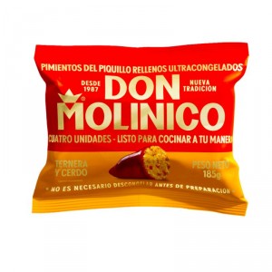 PIMIENTO DON MOLINICO PIQUILLO RELLENO CARNE 4 UD.180 GRS.