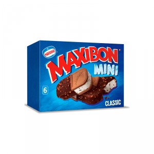 HELADO NESTLE MINI MAXIBON NATA PACK 6 UNDS 325 GRS