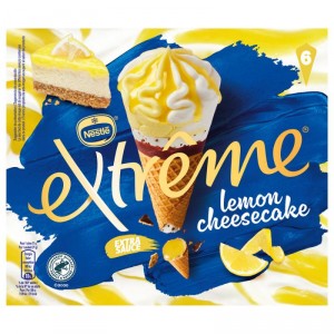 HELADO NESTLE EXTREME LEMON CHEESECAKE 6X110 ML. 511 GRS.