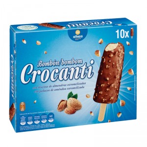 HELADO ALTEZA BOMBON CROCANTI 510 GRS. PACK 10 UNDS.