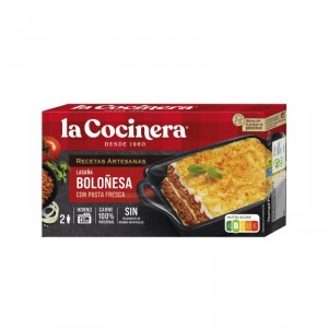 LASAÑA LA COCINERA BOLOÑESA 500 GRS