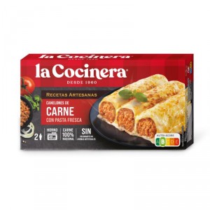 CANELONES DE CARNE LA COCINERA 500 GRS