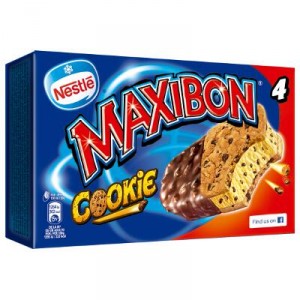 HELADO NESTLE MAXIBON COOKIE 4 UNDS 360 GRS