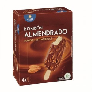 HELADO ALTEZA BOMBON ALMENDRADO PACK 4 UNDS X 85 GRS