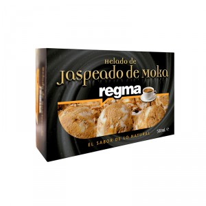 HELADO REGMA TARRINA JASPEADO DE MOKA 299 GRS.