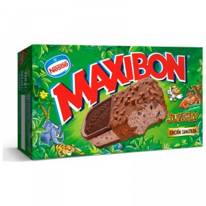 HELADO NESTLE MAXIBON JUNGLY P-4X140ML.433 GRS