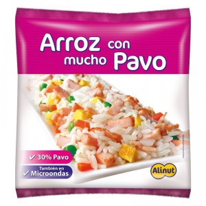 ARROZ ALINUT CON MUCHO PAVO 240 GRS.