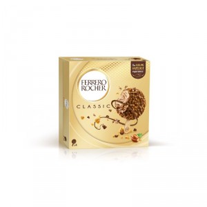 HELADO BOMBON FERRERO ROCHER CLASSIC 4 UD. X 50 ML., 200 GRS