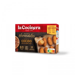CROQUETAS LA COCINERA HORNEABLES COCIDO 340 GRS.