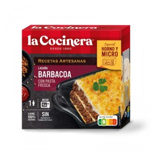 LASAÑA LA COCINERA BARBACOA 280 GRS.