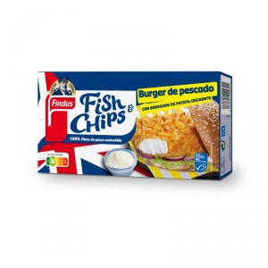 BURGER DE PESCADO FINDUS MSC 270 GRS.
