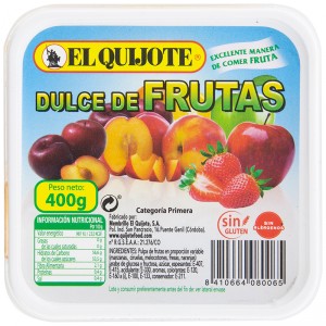 DULCE DE FRUTAS EL QUIJOTE 400 GRS