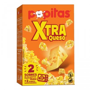 POPITAS XTRA QUESO PACK 2 UNDS. X 80 GRS.