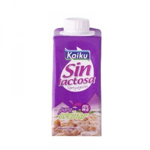 NATA KAIKU SIN LACTOSA COCINAR 15º 200 ML.