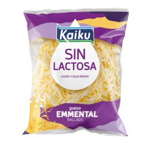 QUESO KAIKU EMMENTAL SIN LACTOSA RALLADO 100 GRS