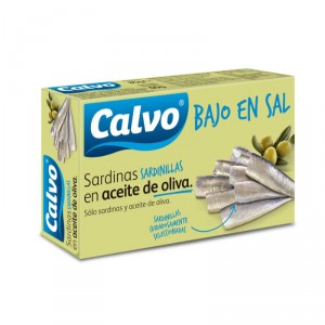 SARDINILLAS CALVO AC.OLIVA BAJO EN SAL RO90 85 GRS 60 GRS PE