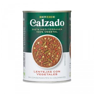 LENTEJA CALZADO CON VEGETALES 425 GR.