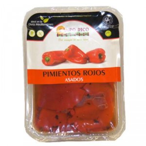 PIMIENTO ASADO ENTERO BANDEJA 500 GRS