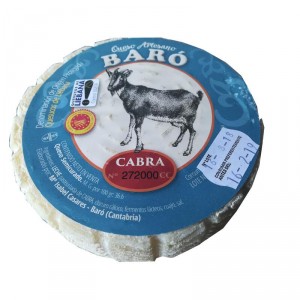 QUESO SEMICURADO CABRA BARO, PIEZA/KILO