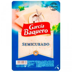 QUESO GARCIA BAQUERO LONCHAS SEMICURADO 200 GRS