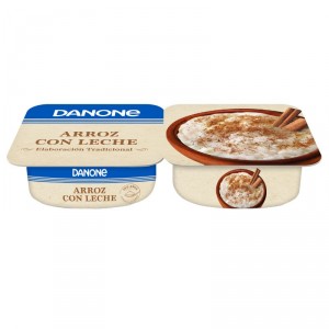 ARROZ CON LECHE DANONE PACK 2 UNDS X 130 GRS.